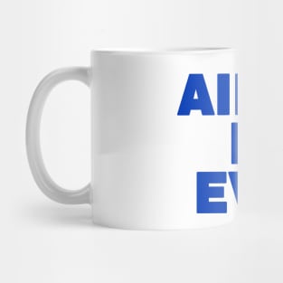 AIPAC Is Evil - Blue - Front Mug